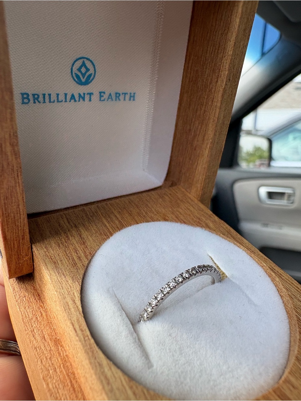Brilliant Earth 18K White Gold Ballad Diamond Eternity Band